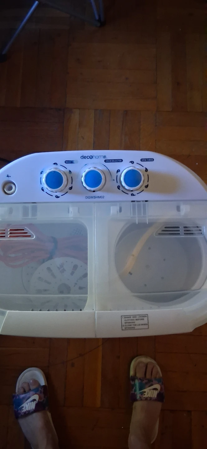 Deco Home Twin Tub Portable Washing Machine DGWHMO2