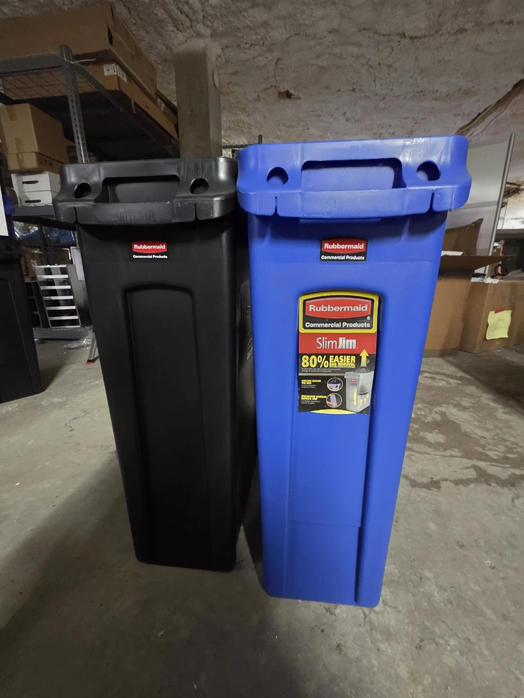Rubbermaid Slim Jim 23 Gallon Trash Containers