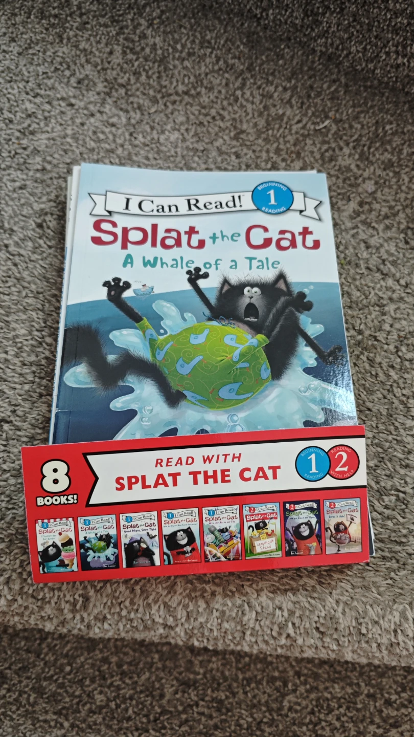Splat the Cat I Can Read! 8-Book Set
