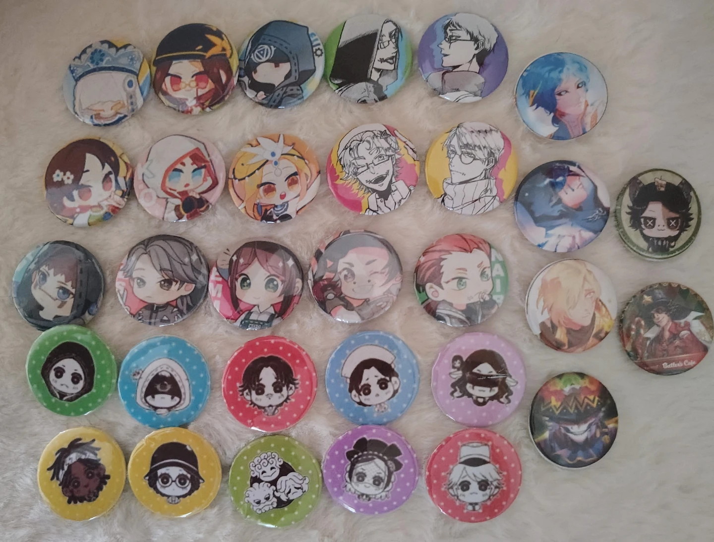 Selling Assorted Anime/Game 3cm Buttons - photo 5