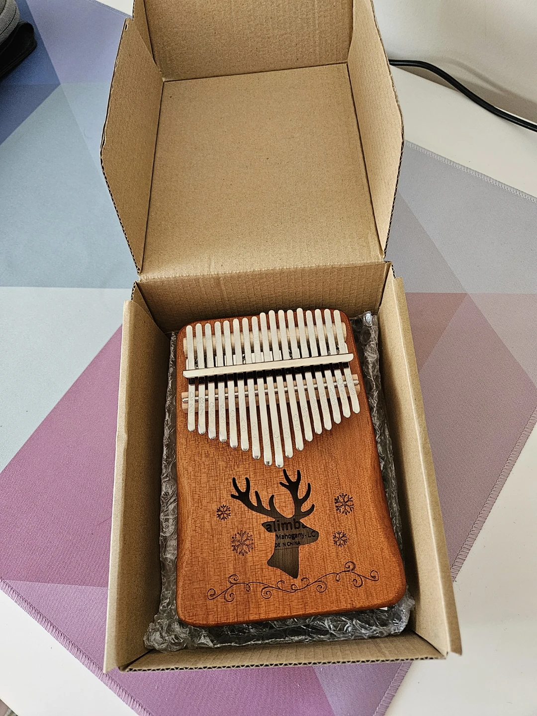 NWT Cega 17-Key Solid Wood Kalimba - Complete Starter Set - photo 4