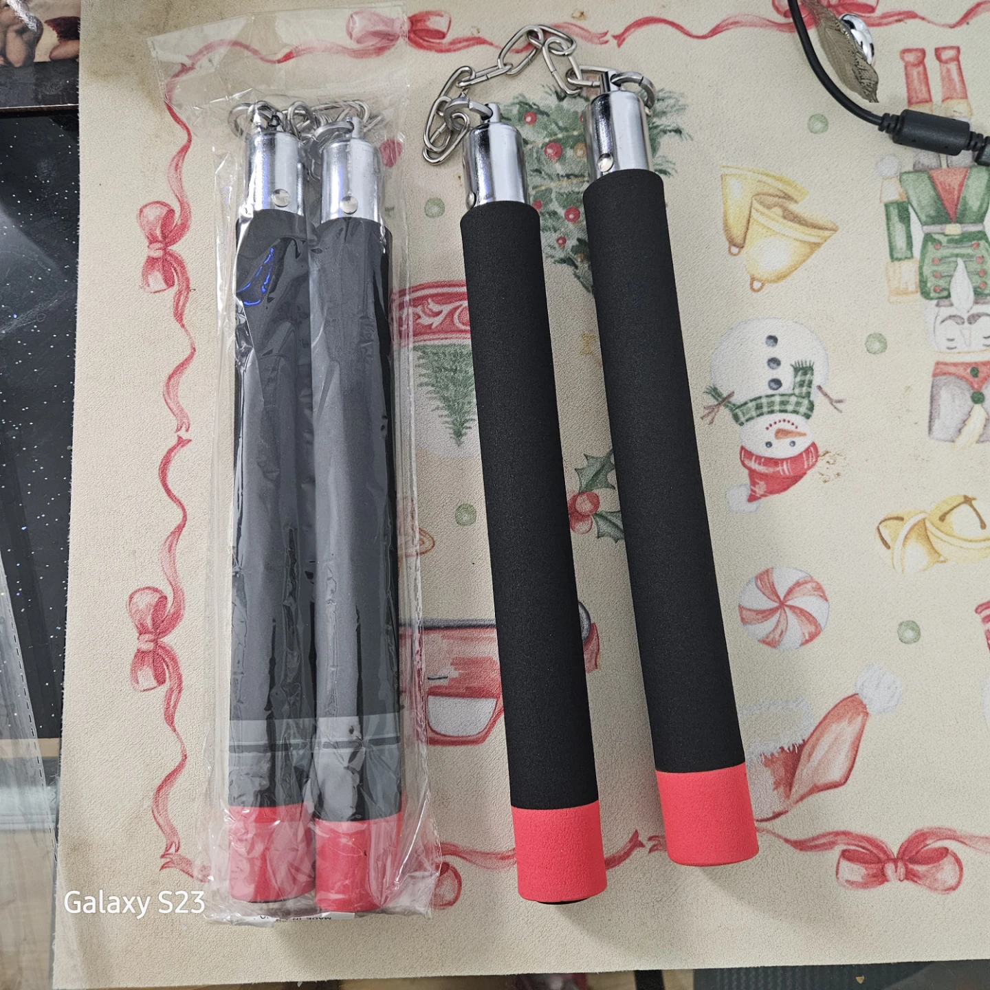 Foam Nunchucks . 15 cad each