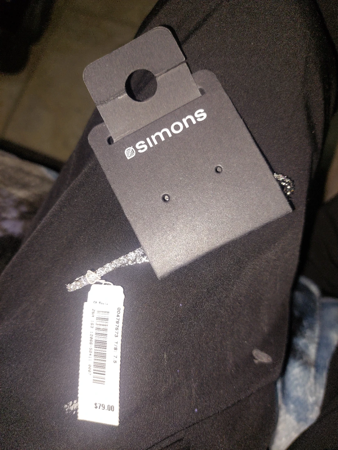 Simons Rhinestone Tennis Bracelet