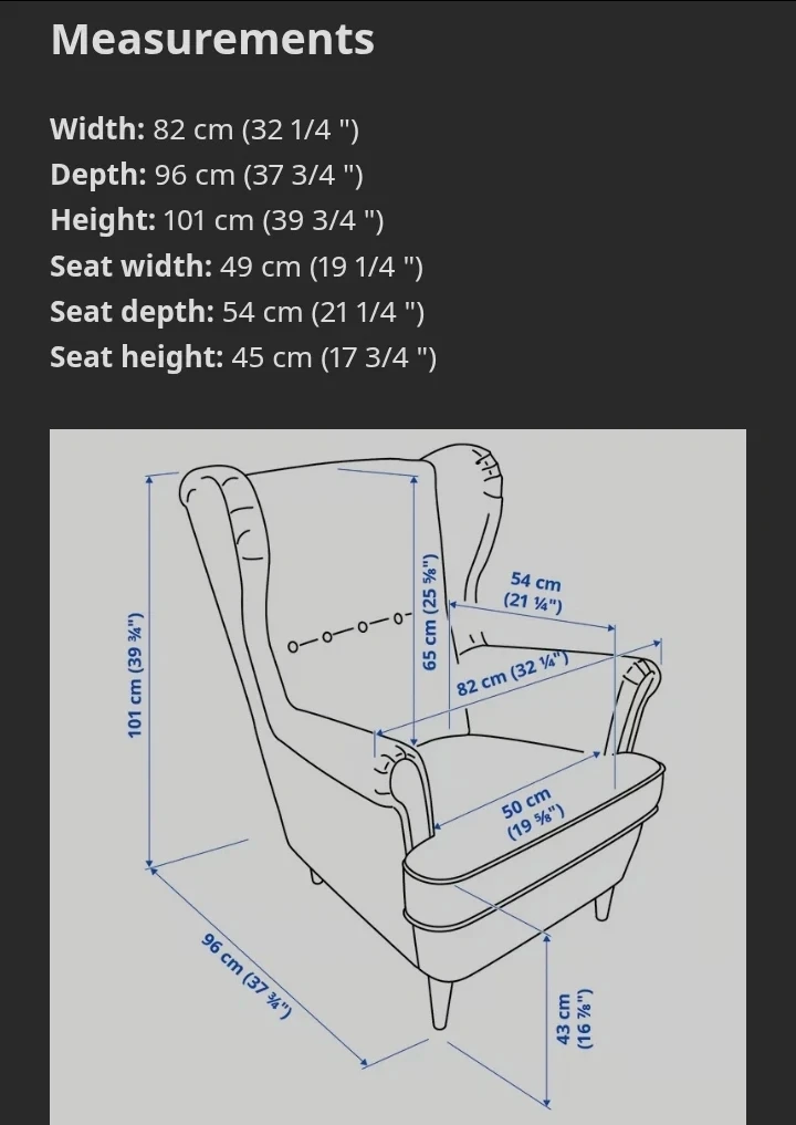 2 IKEA Strandmon Armchairs - photo 5