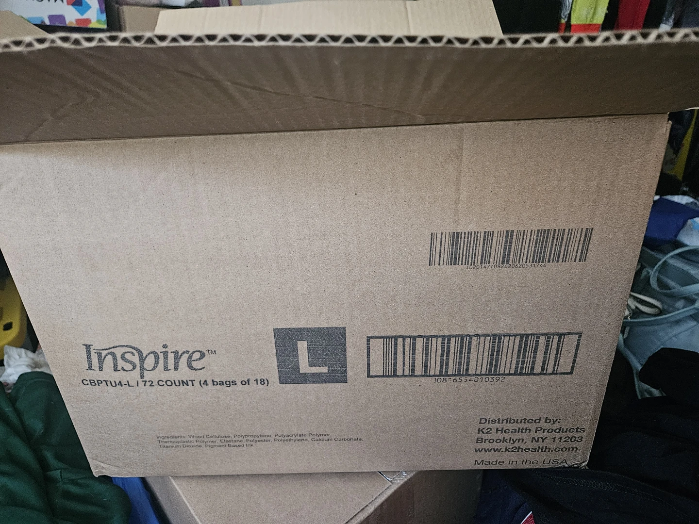 Inspire Large Incontinence Briefs 72 Count - photo 2