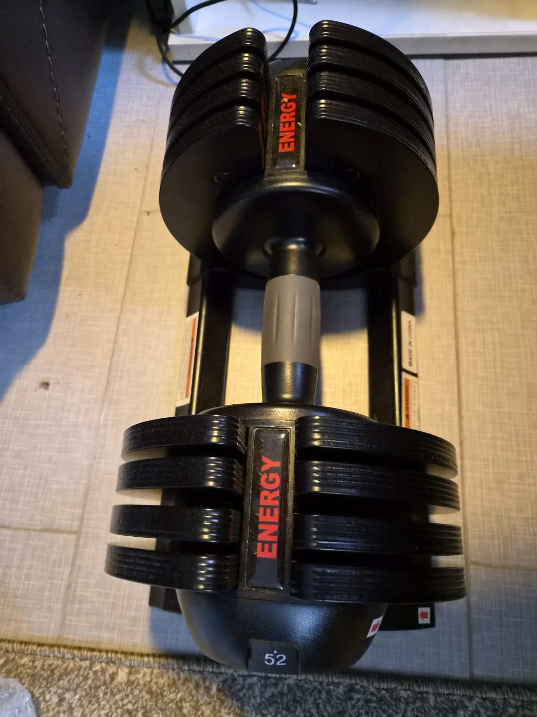 Energy Adjustable Dumbbell 52 lbs - photo 3