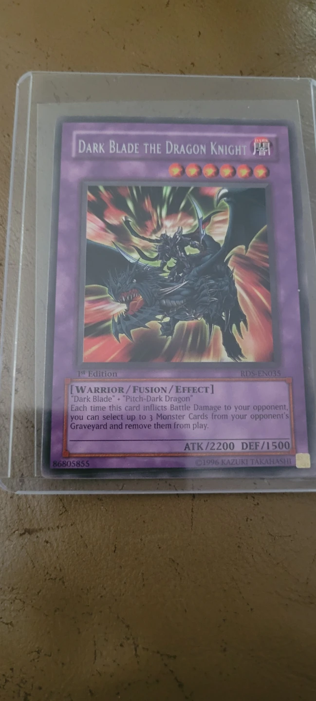 Dark Blade the Dragon Knight Yu-Gi-Oh! Card