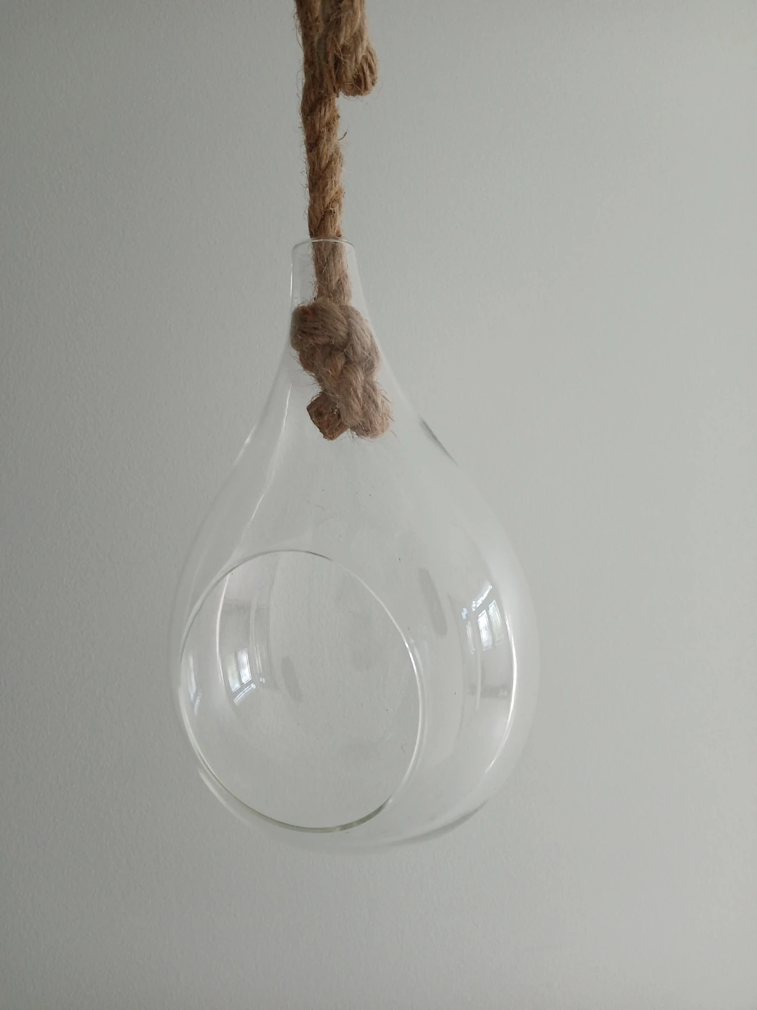 Set of 2 Hanging Glass Terrariums