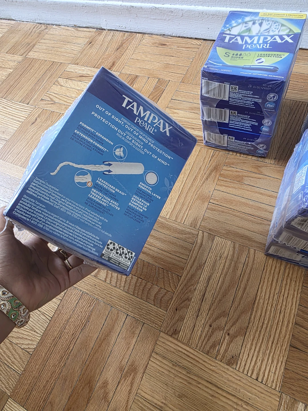 Tampax Pearl Super Absorbency Tampons 54 ct in each pack - photo 3