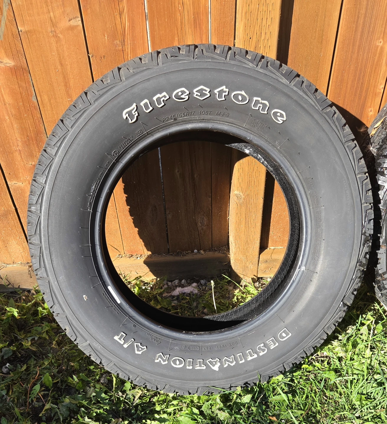 Firestone Destination AT2 245/65R17 105T M+S Used Tires Set of 4 - photo 3