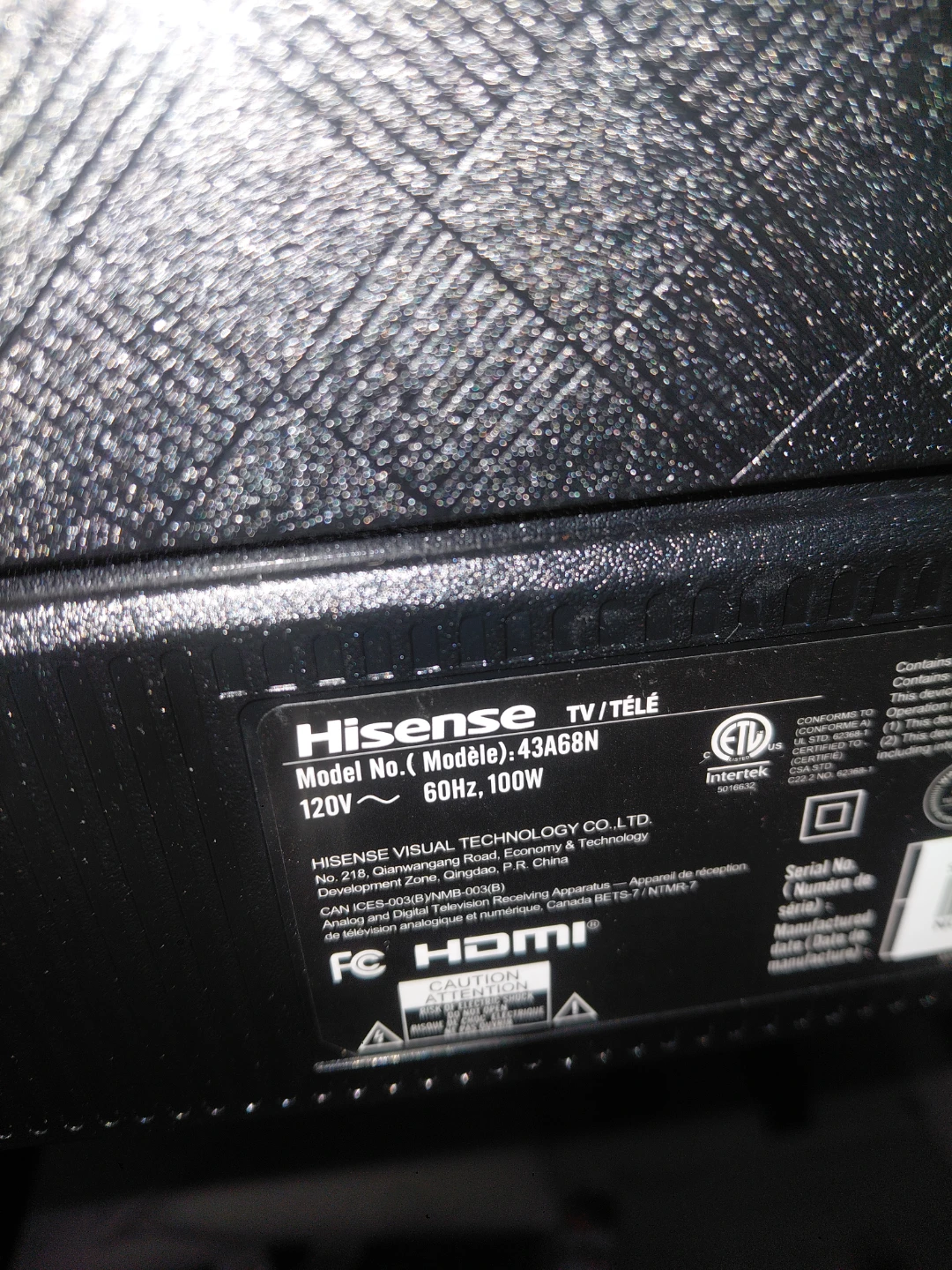 Hisense 43 inch 4k smart tv with stand - photo 3