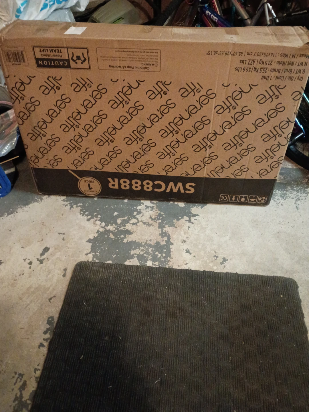 Unopened new SereneLife Foldable Egg Chair SWC888R - photo 2
