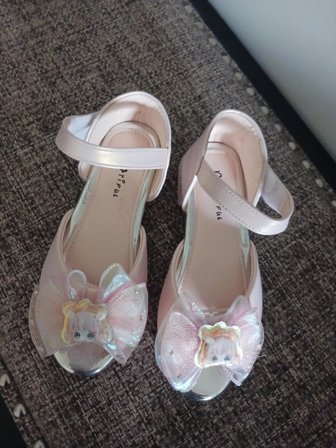 Girls Pink Dress Sandals