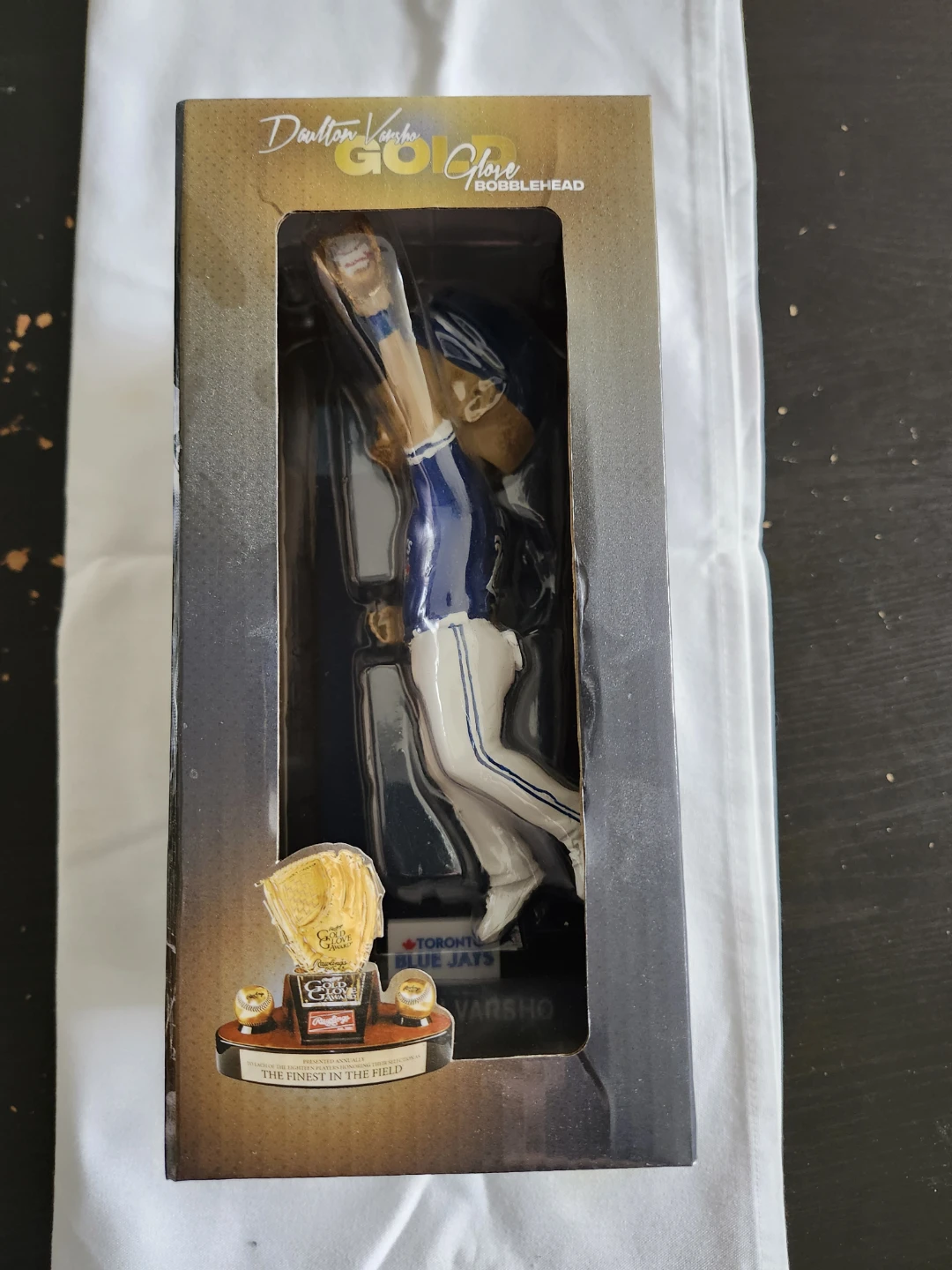 Toronto Blue Jays Daulton Varsho Gold Glove Bobblehead