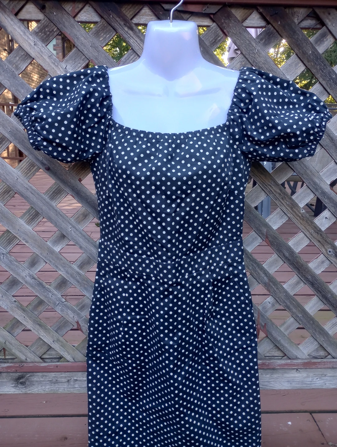 Imperial Polka Dot Pin Up Wiggle Dress Small - photo 2