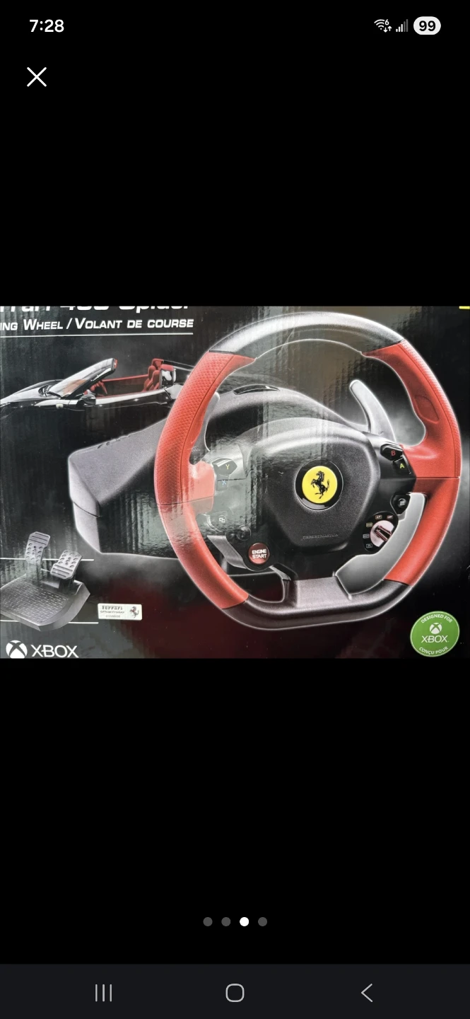 Thrustmaster Ferrari 458 Spider Racing Wheel for Xbox - photo 2
