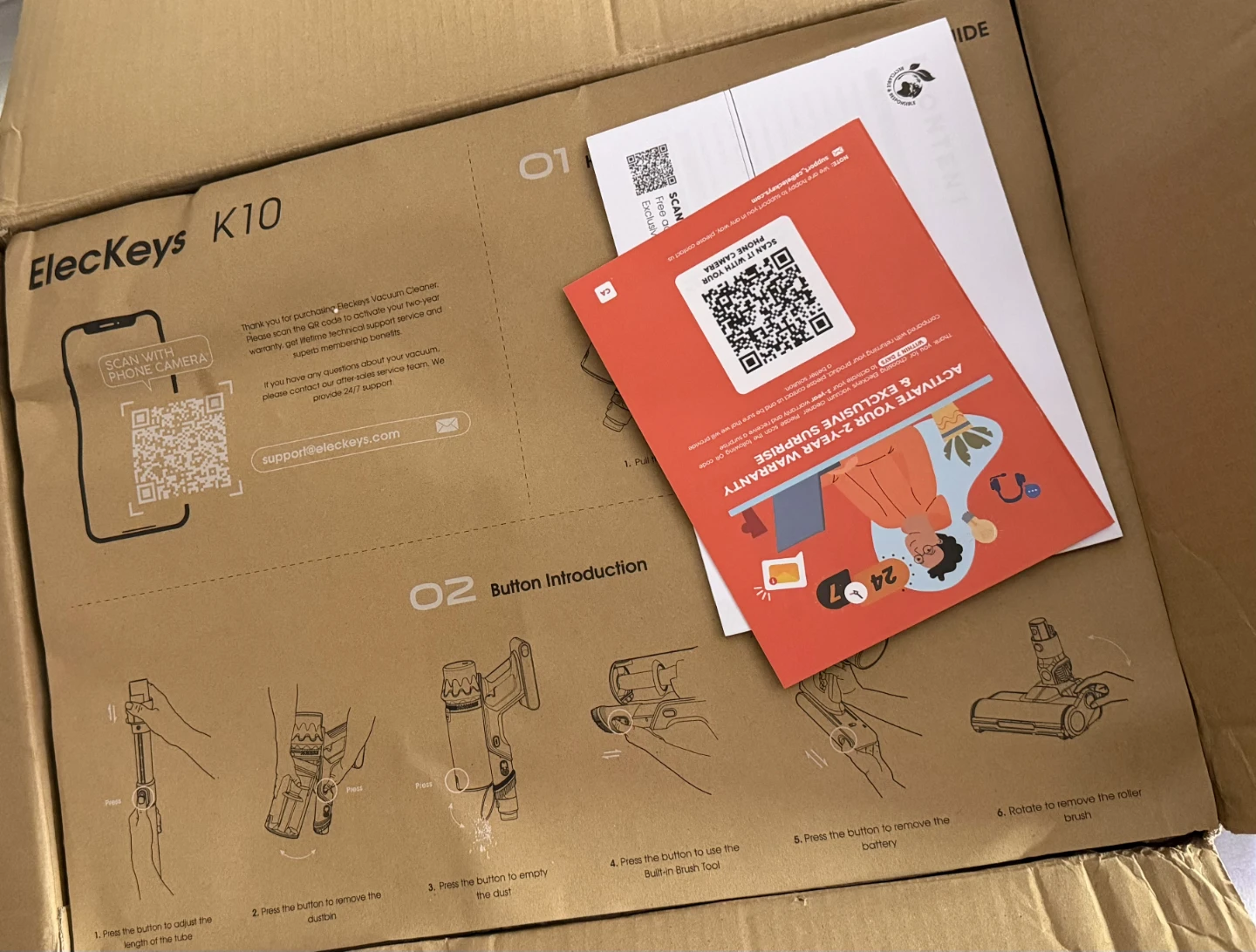 Brand new ElecKeys K10 Cordless Stick Vacuum Cleaner - photo 3