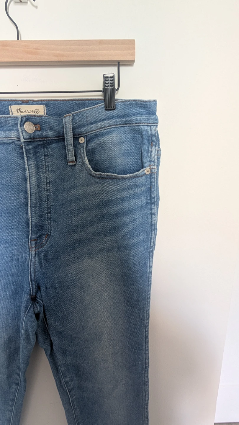 Madewell Skinny Blue Denim Jeans - photo 3