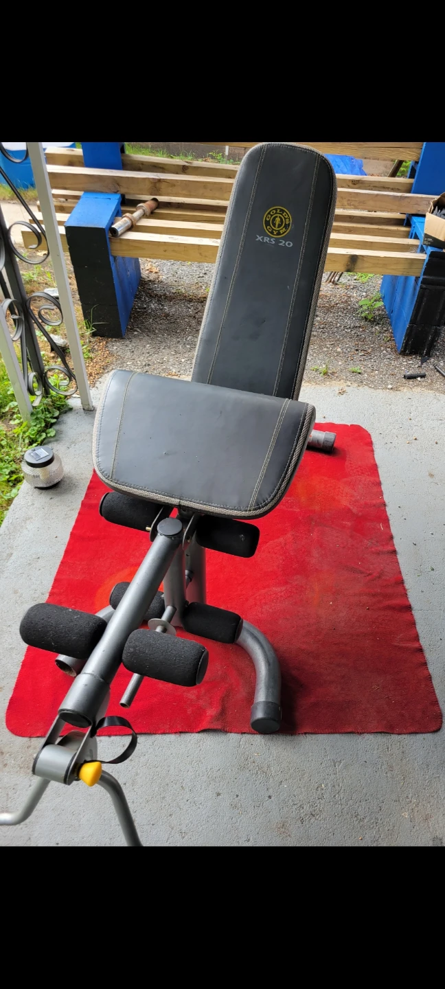 GOLD'S GYM  6 POSITIONS ADJUSTABLE BENCH  WITH PREACHER PAD - photo 5