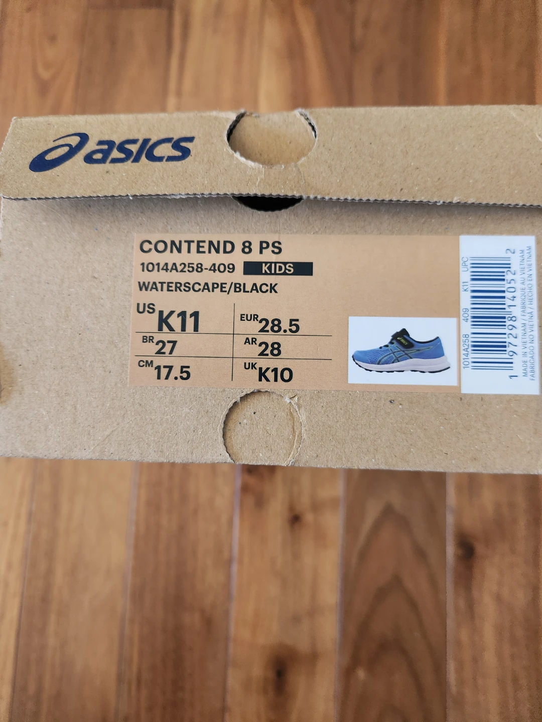ASICS Contend 8 PS Kids Running Shoes Boys size 11 - photo 3