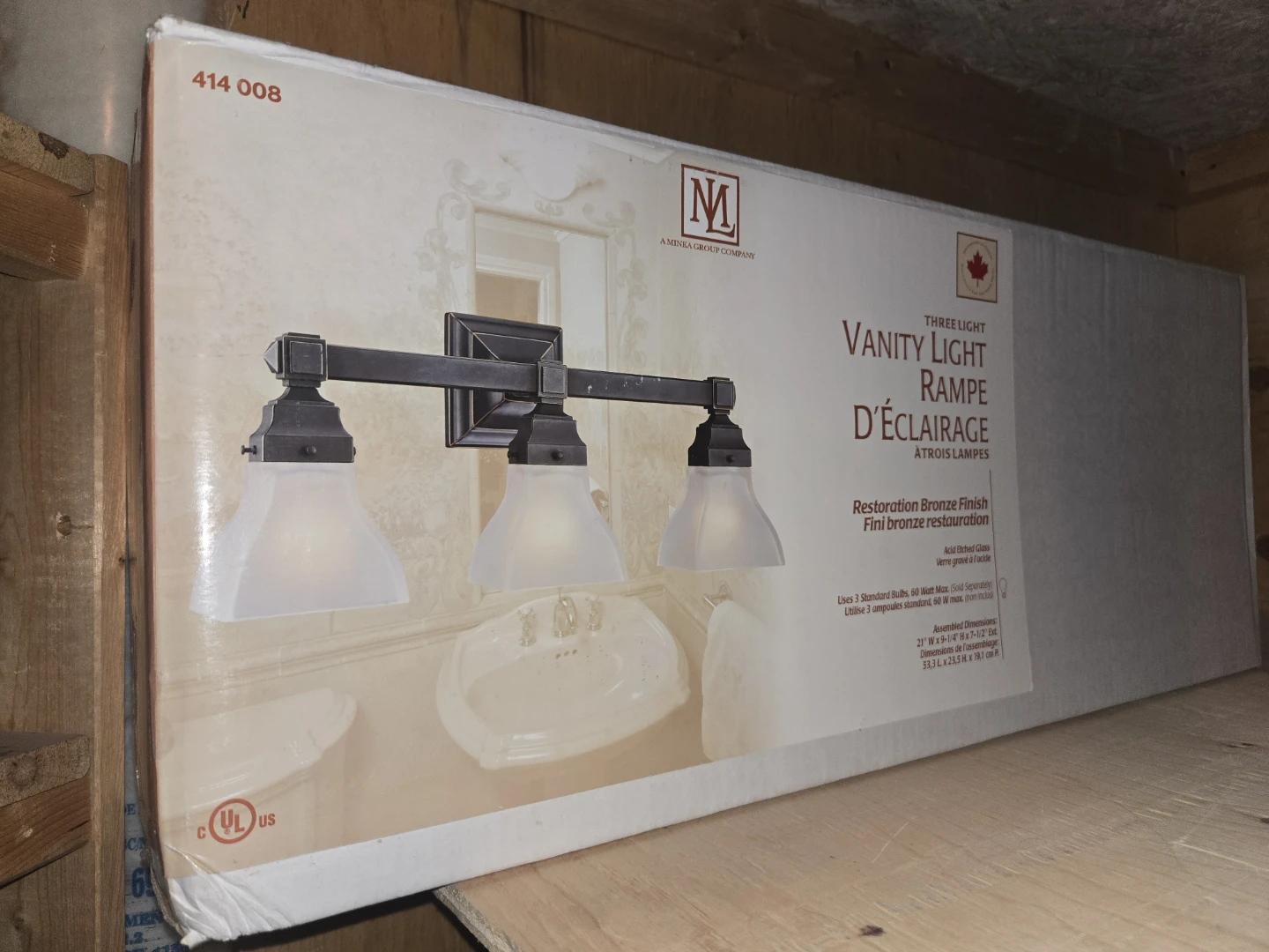 Minka Lavery Three Light Vanity Light