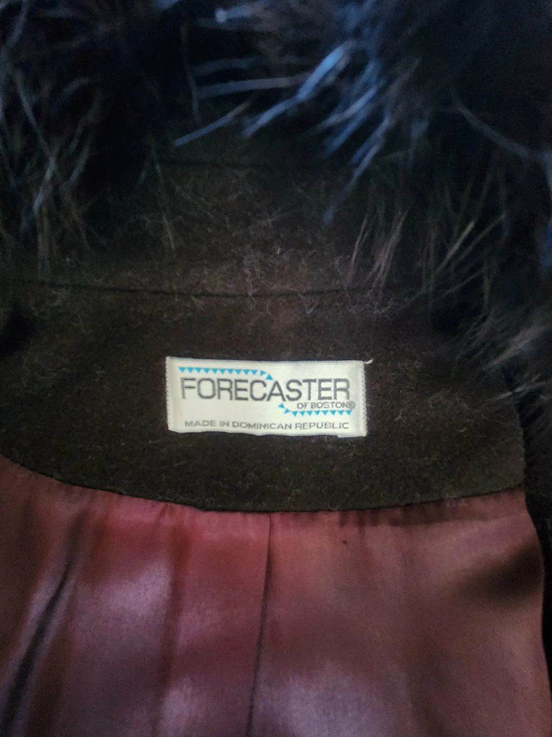 Forecaster of Boston Brown Wool Coat with Fur Trim - photo 5