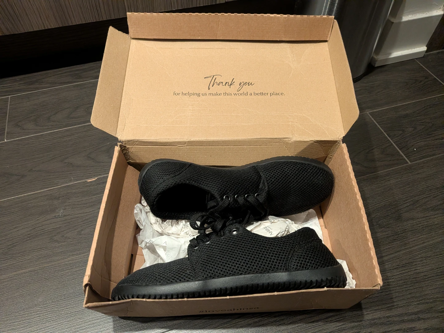 Ahinsa barefoot Shoes Black size 40 - photo 5