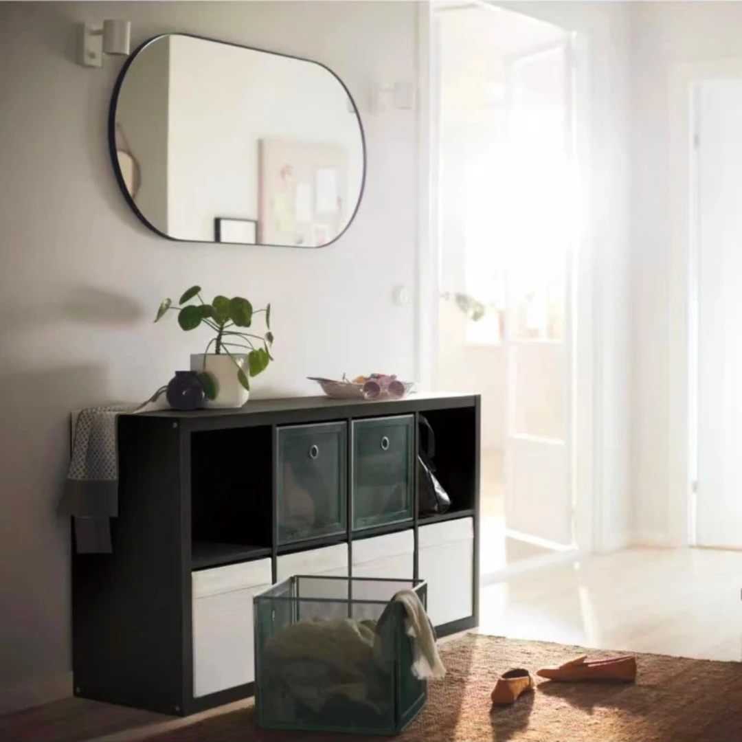 IKEA KALLAX Shelving Unit Black-Brown - photo 4