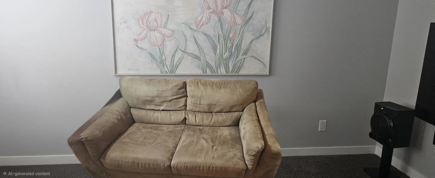 Natuzzi Couch w/Chaise and Loveseat - photo 2
