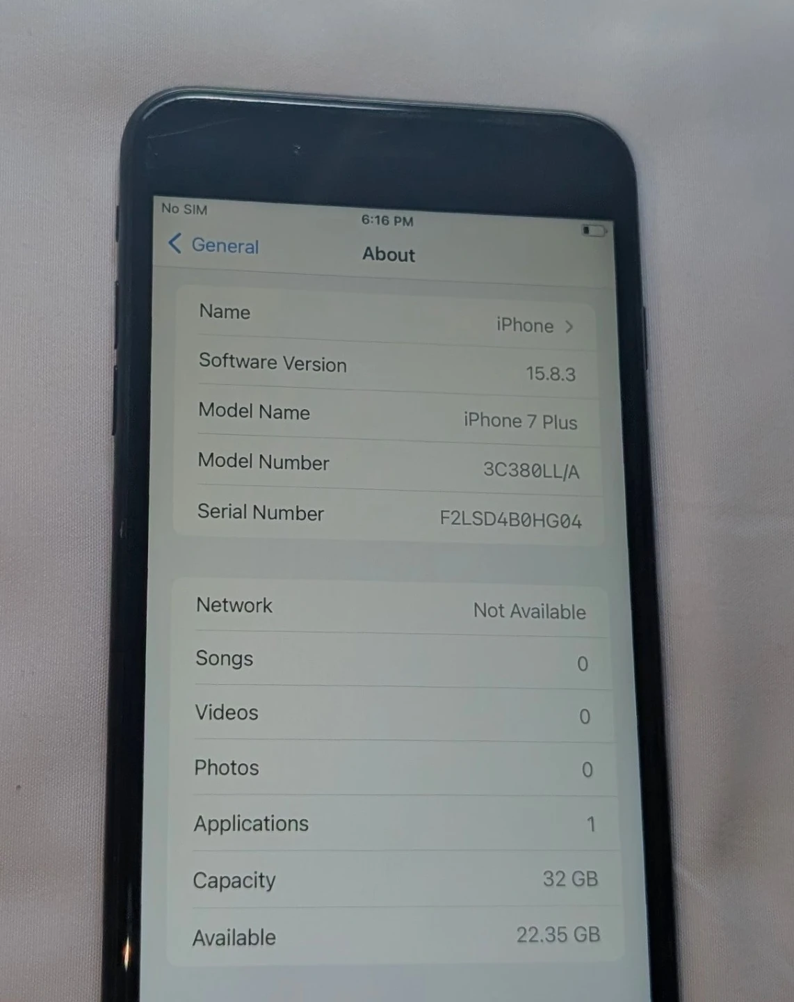 NICE BLACK APPLE iPhone 7 PLUS T-MOBILE  CELL PHONE - photo 2