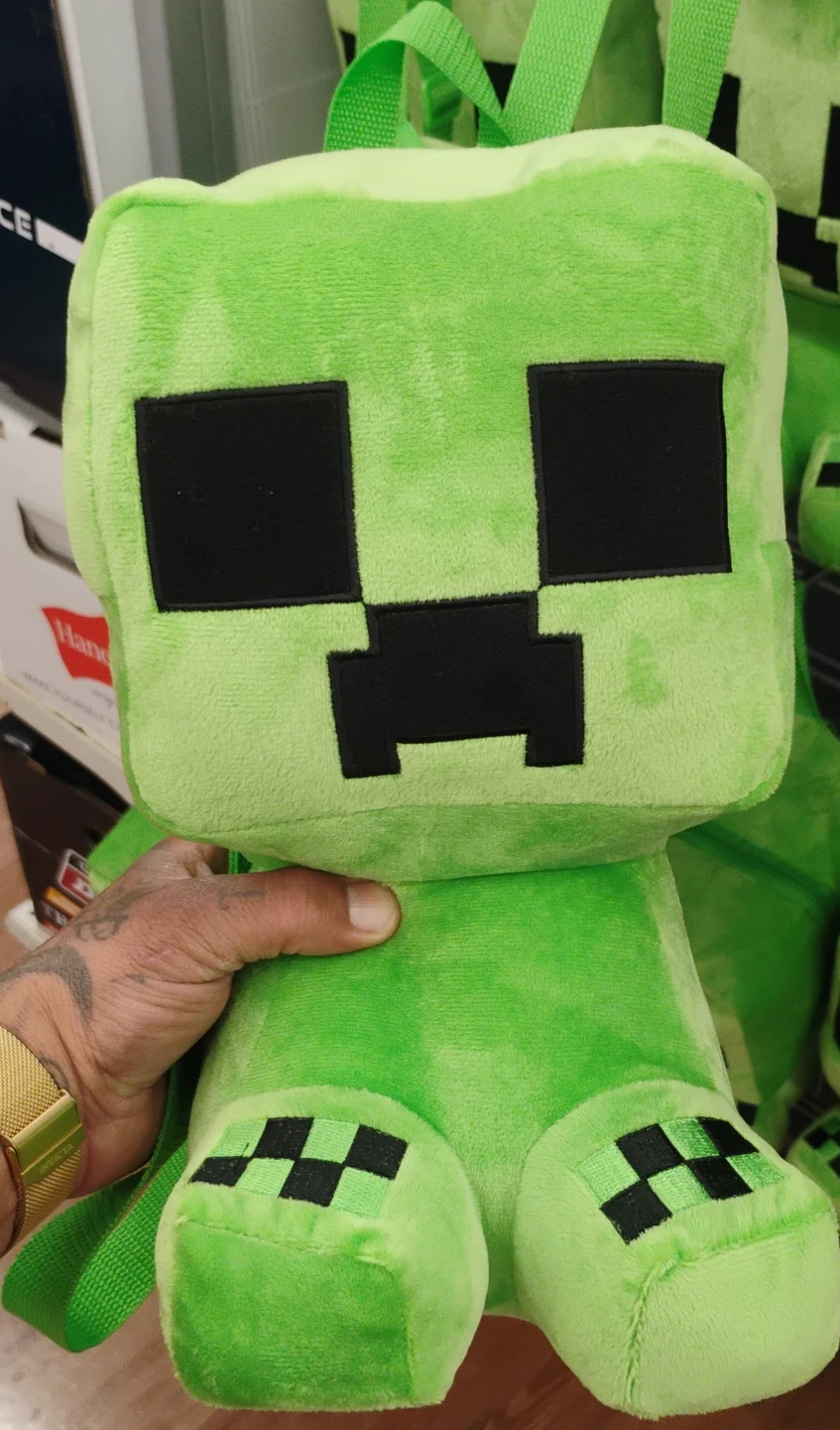 Minecraft Creeper Plush Backpack