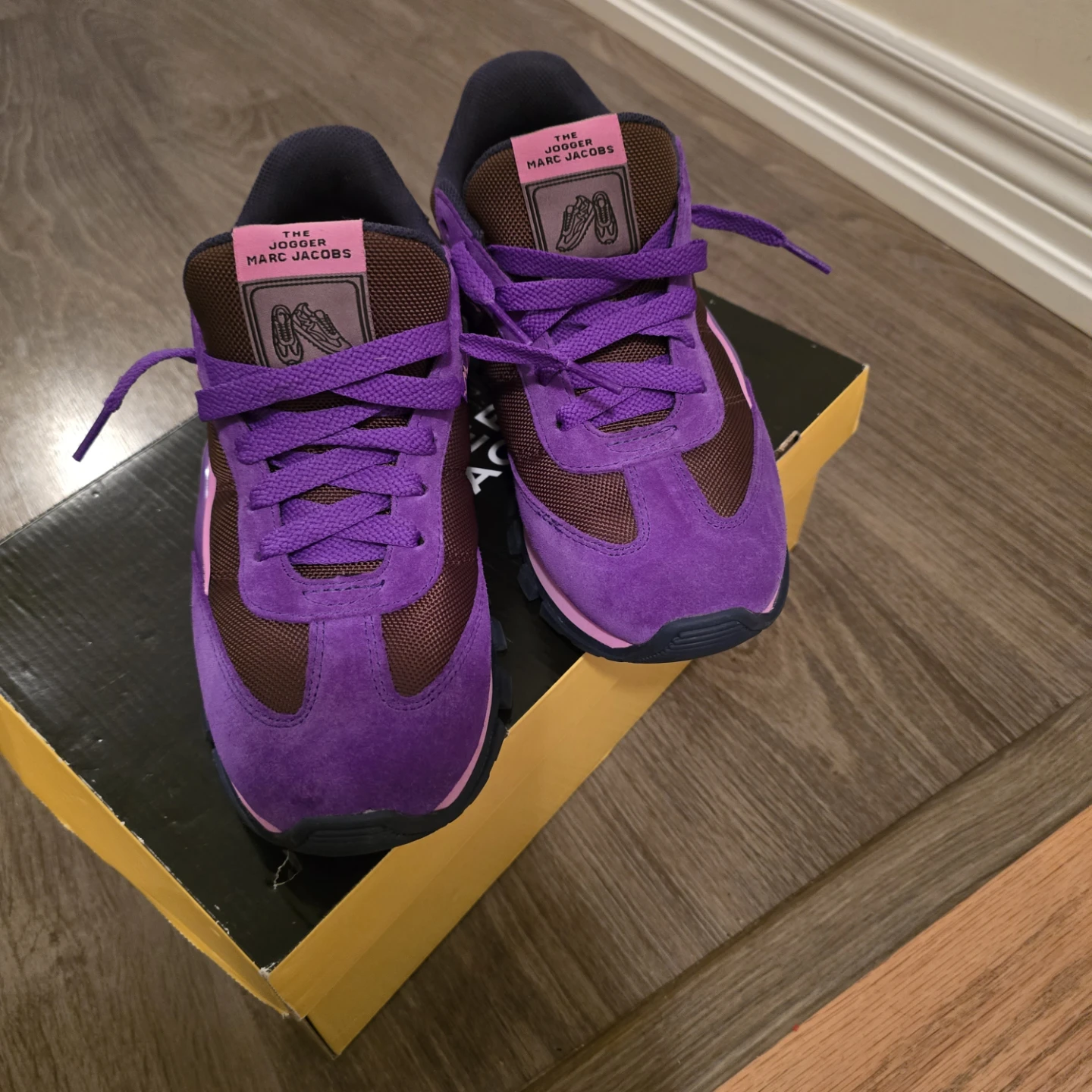 Marc Jacobs The Jogger Purple Sneakers Size 38