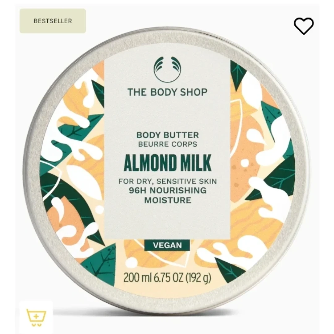 BN 400ml The Body Shop Almond Milk Body Butter
