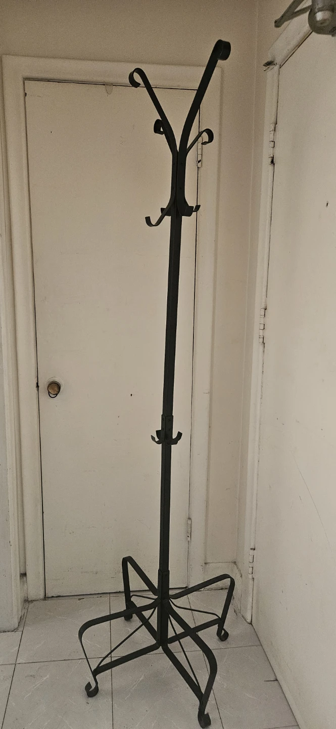 Dark gray Metal Coat Rack