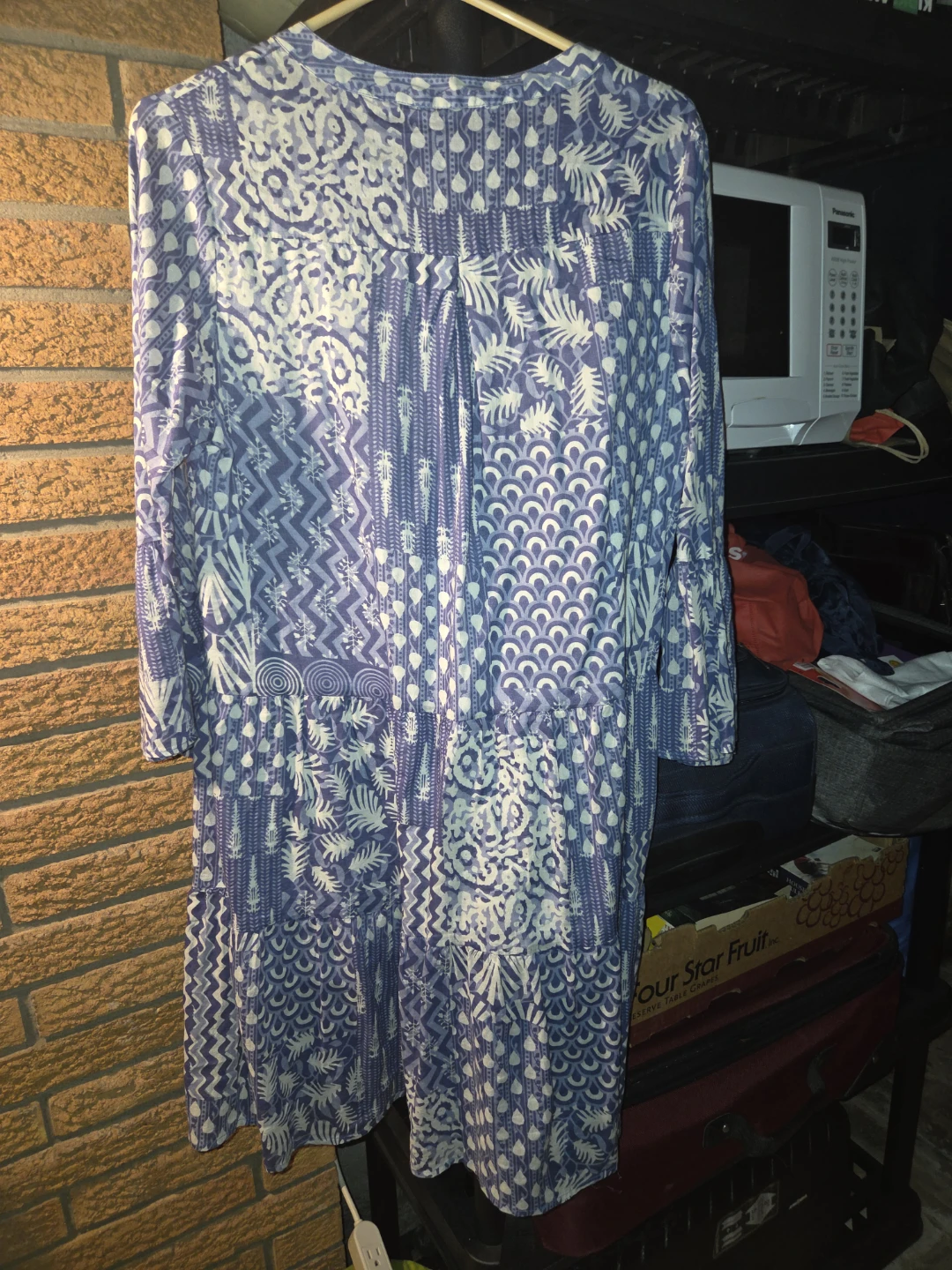 Vicci Blue Patterned Dress - photo 2