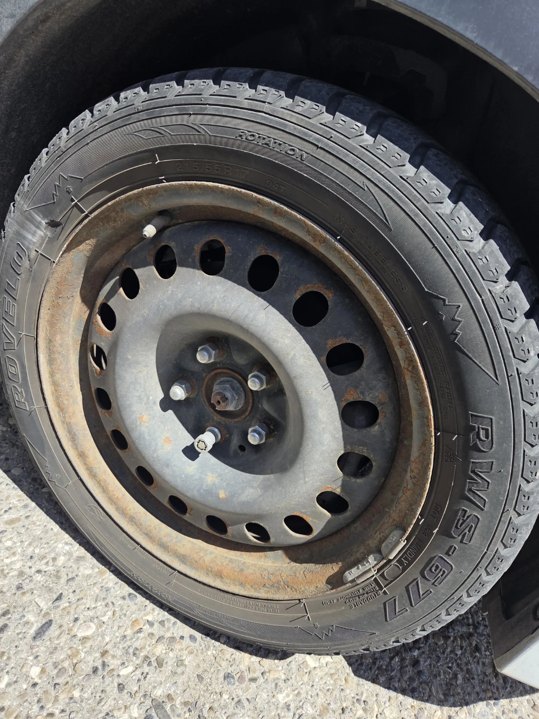 Set of 4 Winter Tires 215/55R17
