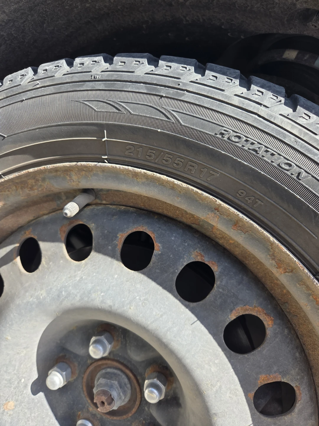 Set of 4 Winter Tires 215/55R17 - photo 2