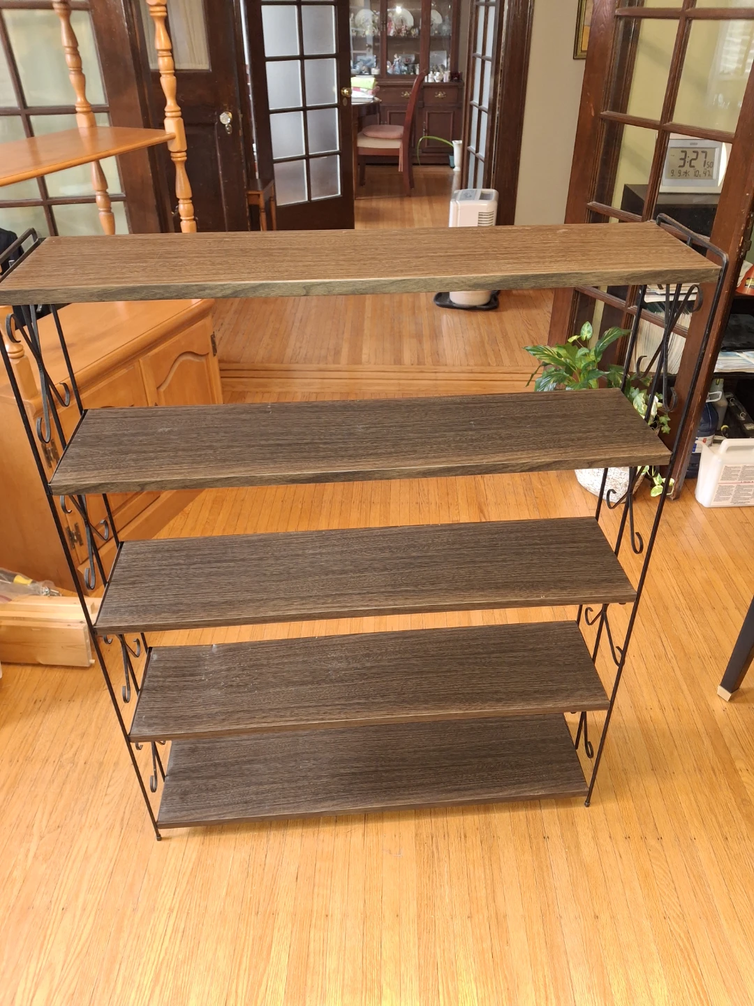 5 Tier Metal and Wood Display Shelf - photo 2