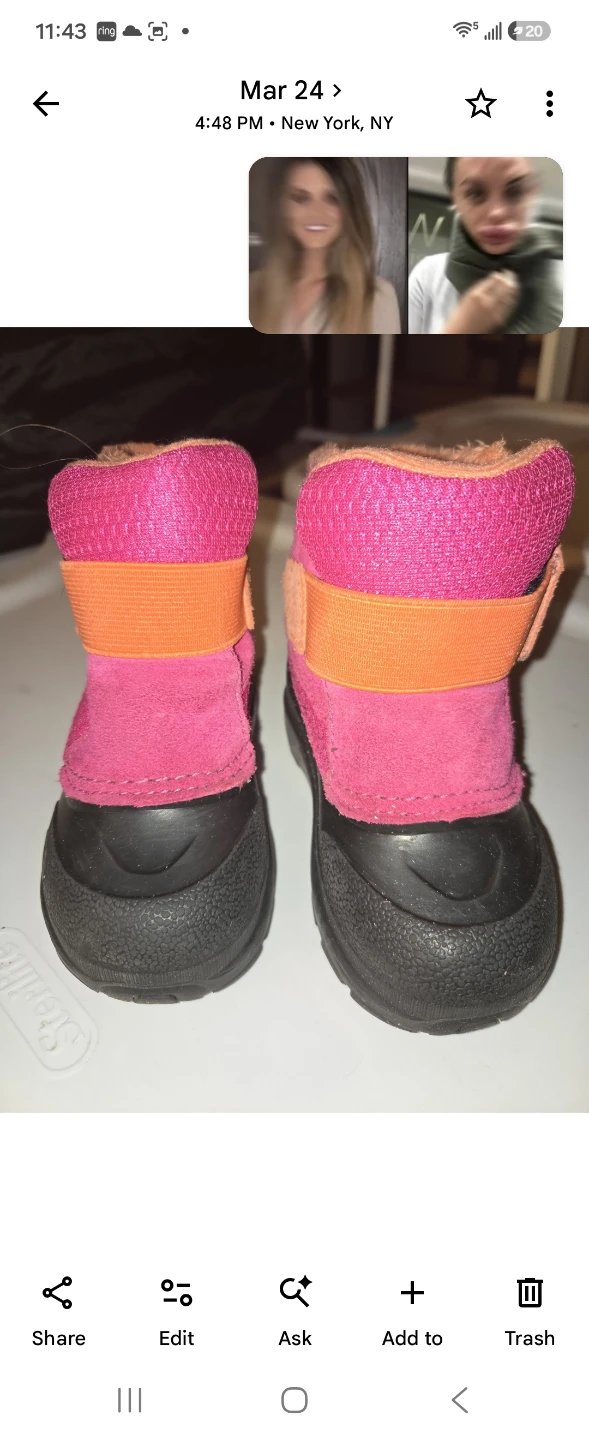 The North Face Pink Toddler Winter Boots Size 7