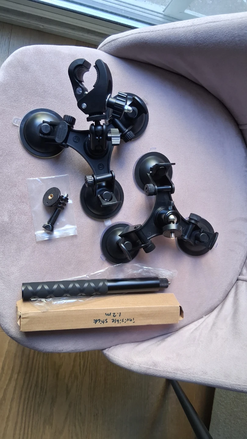6 suction mount car windshield invisible stick 1.2m - photo 5