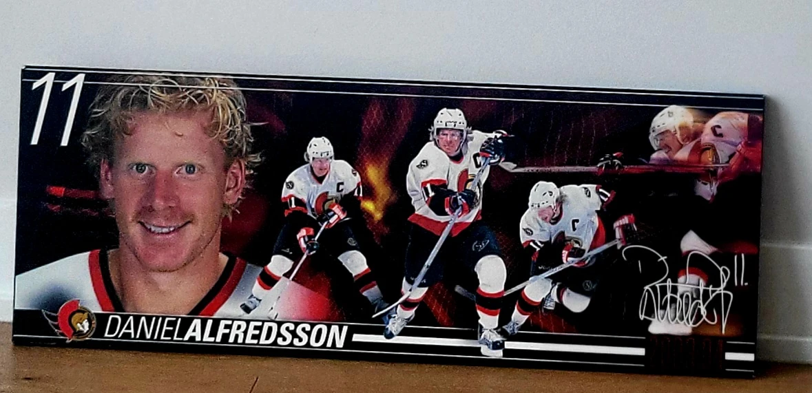 Daniel Alfredsson Ottawa Senators plaque - photo 2