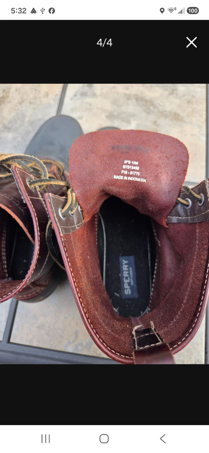 Sperry Men's Waterproof Duck Boots Size 12M - photo 4