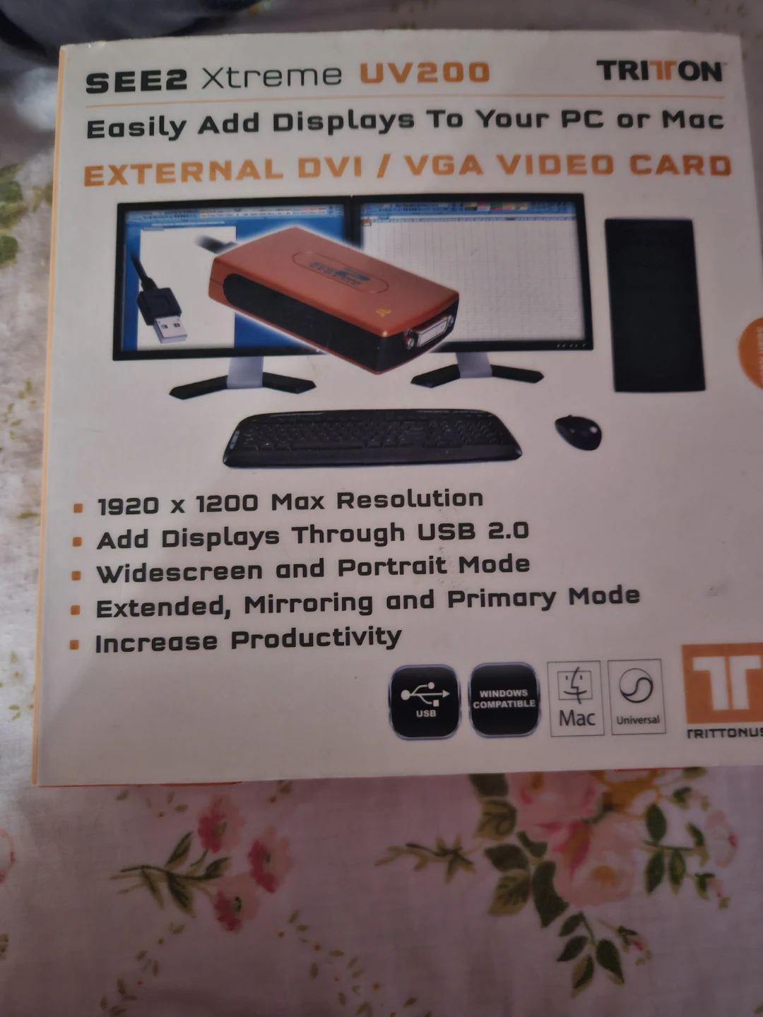 Tritton SEE2 Xtreme UV200 USB Video Card - photo 2