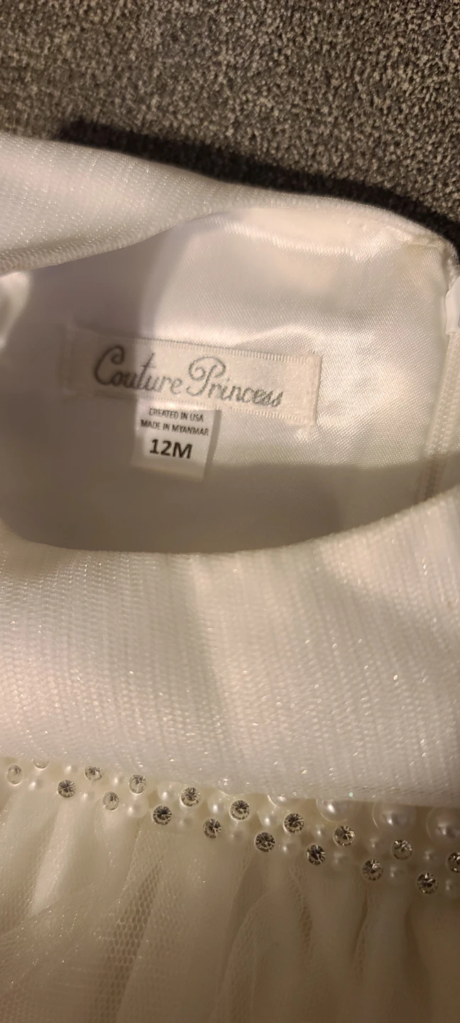 Couture Princess White Dress with Faux Fur Bolero - photo 2