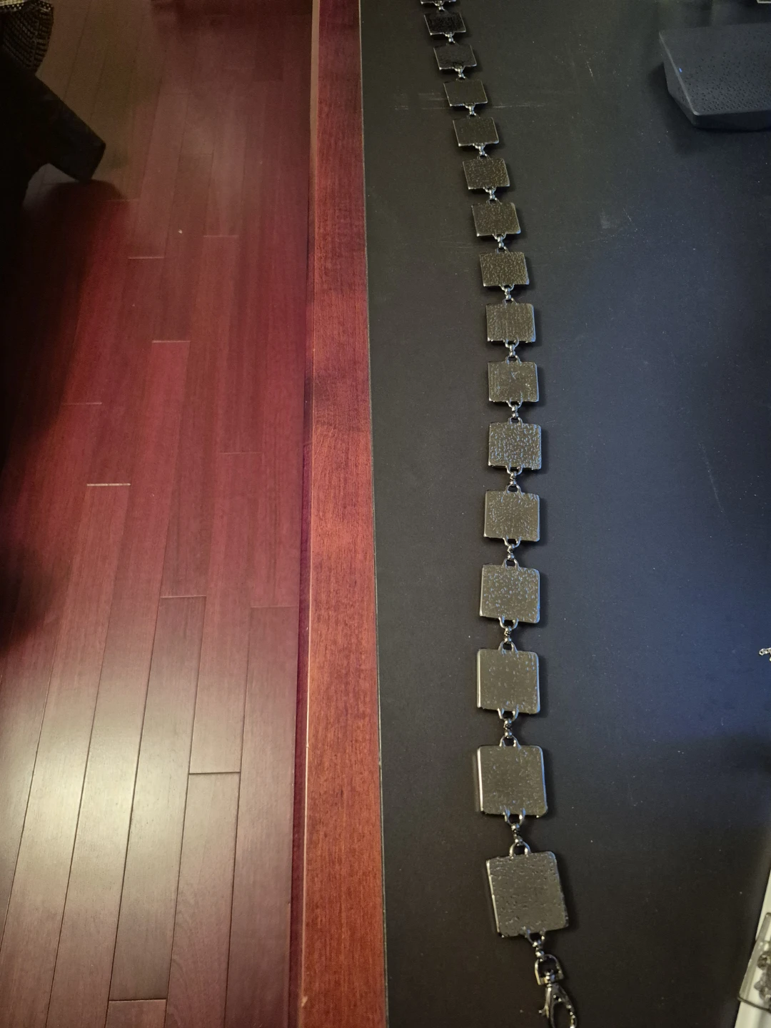 Black Square Link Belt - photo 2