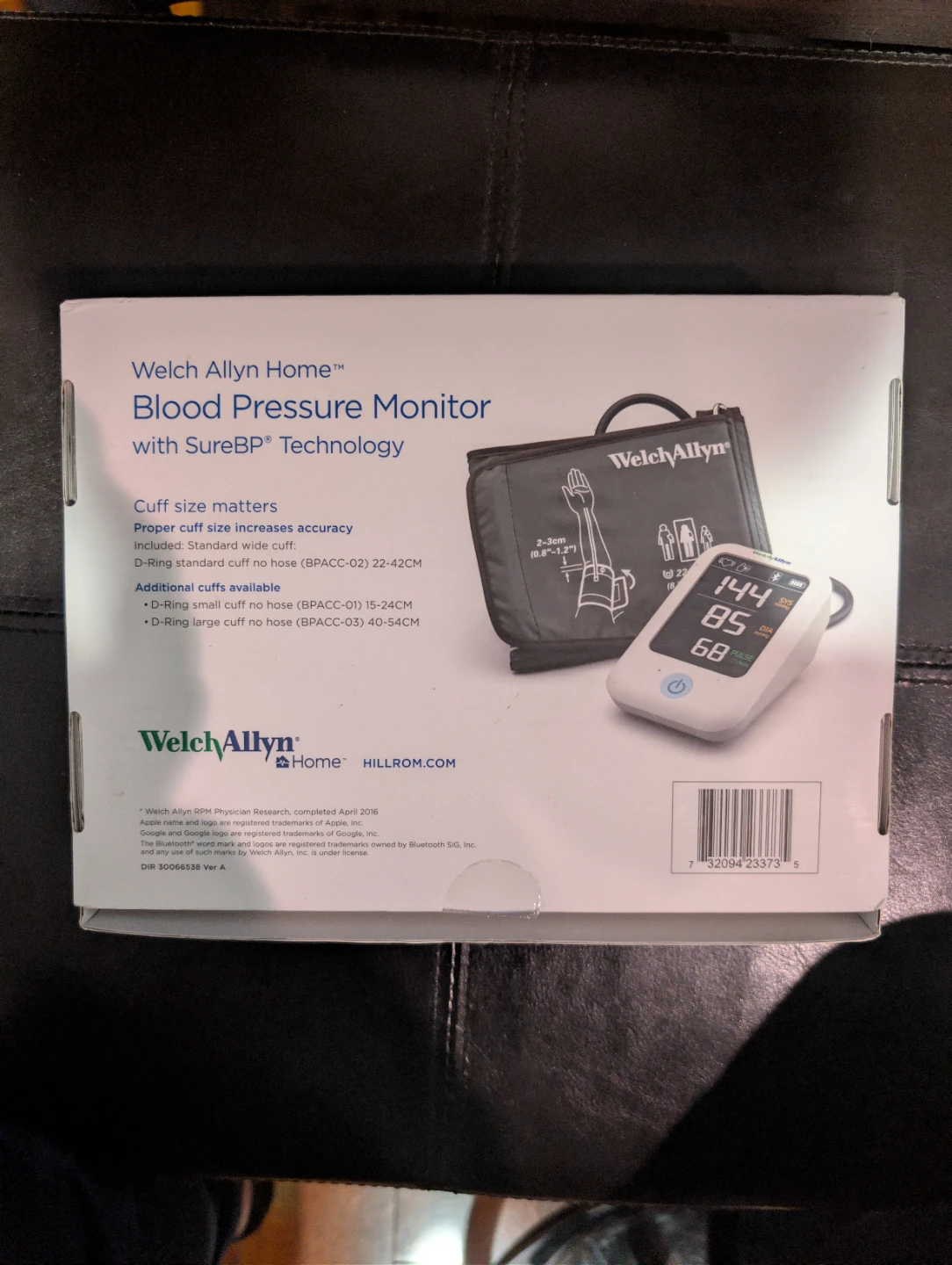 Blue Tooth Welch Allyn Home Blood Pressure Monitor - photo 2