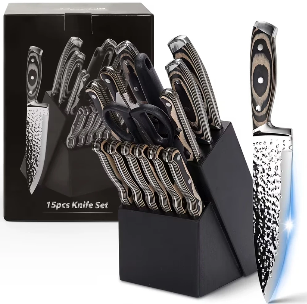 KNIFE SET 15 PIECE NEW - photo 2