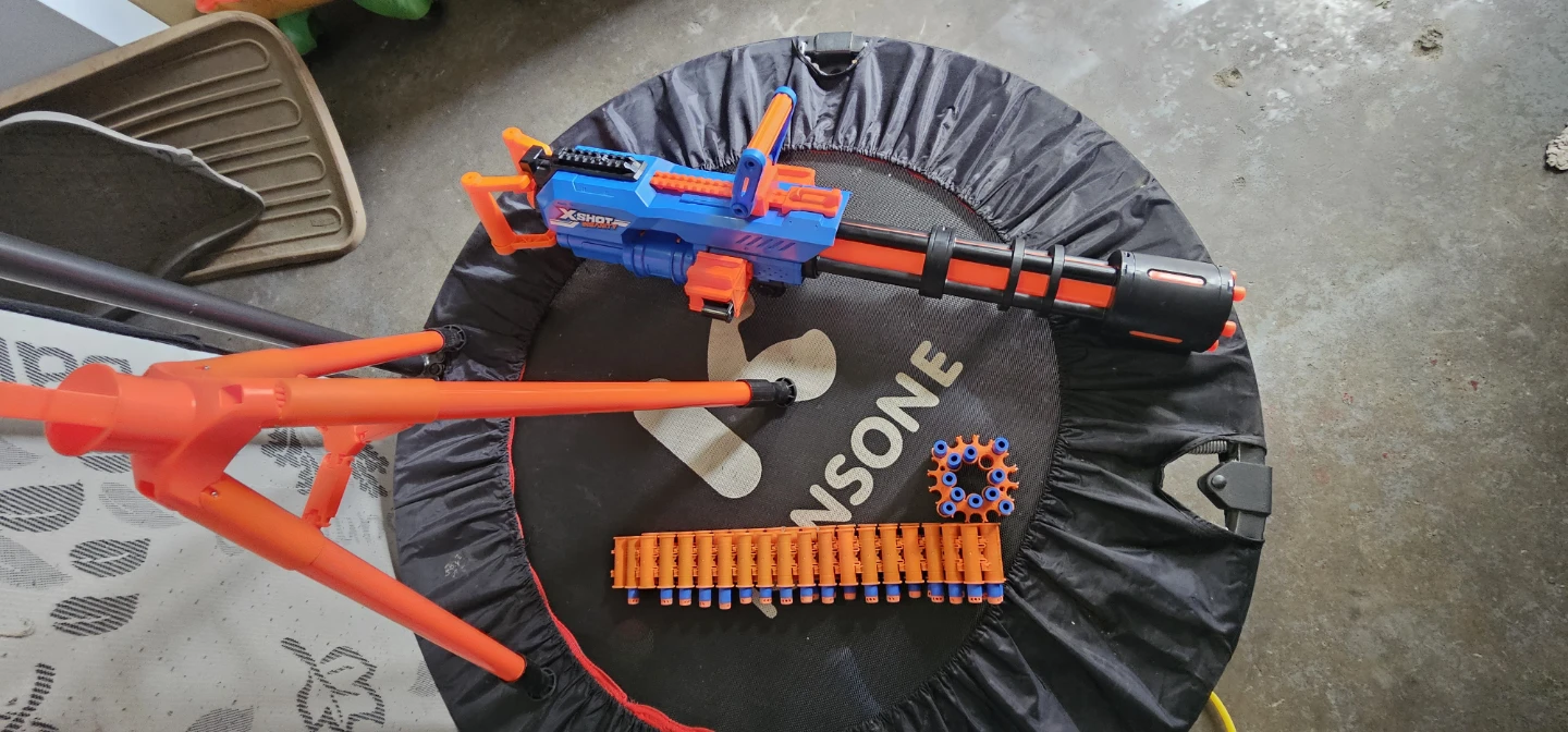 X-Shot Insanity Motorized Toy Blaster with Tripod - photo 2