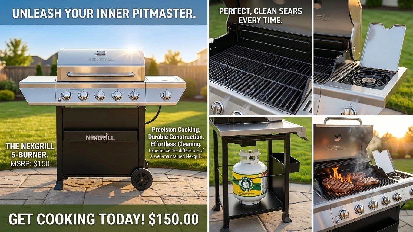 Nexgrill 5-Burner Gas Grill