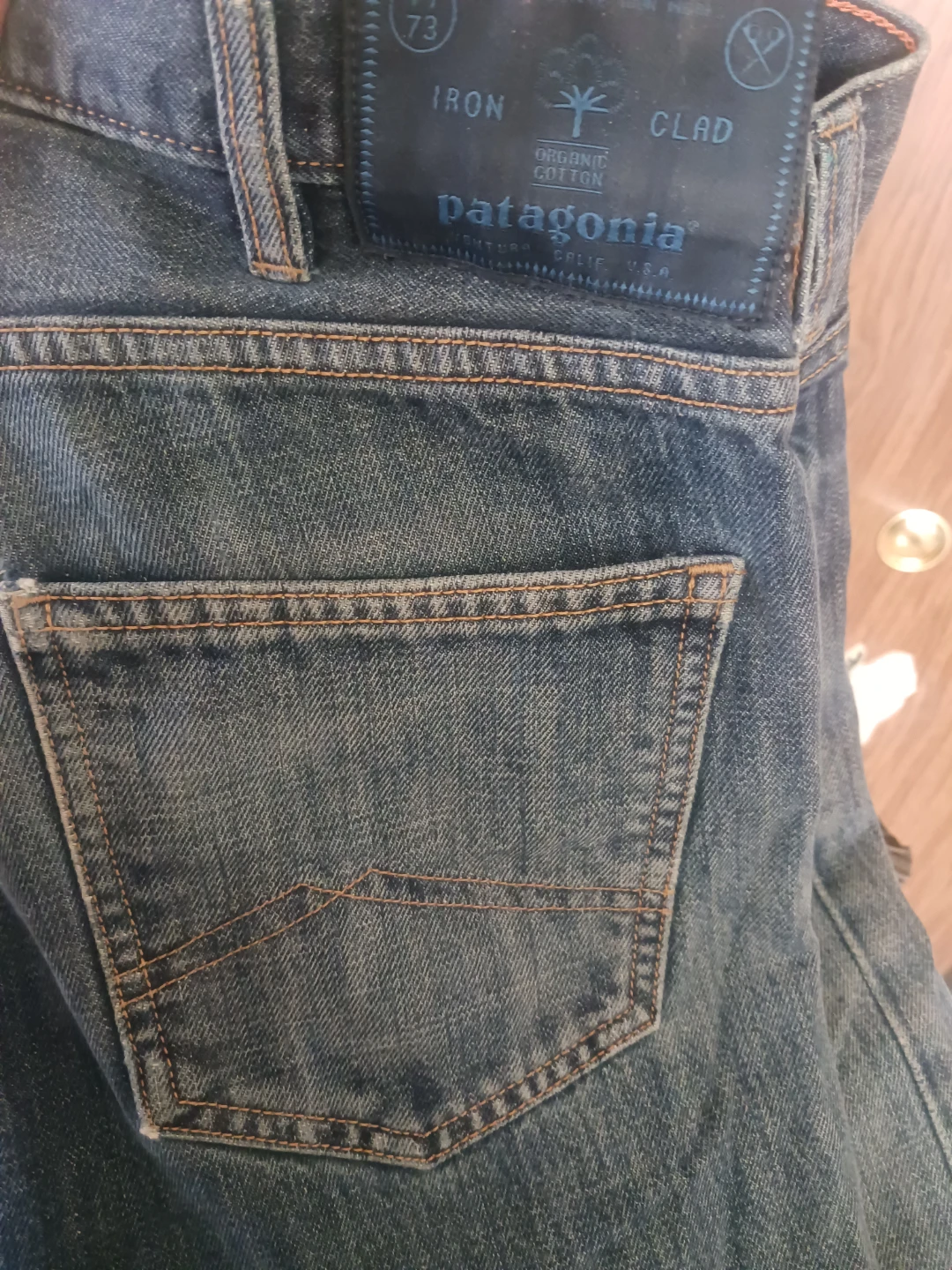 🏈 Patagonia Iron Clad Organic Cotton Jeans